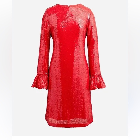 J. Crew Bombshell fitted sequins mini dress, size 2; new - Picture 3 of 8